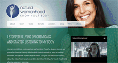 Desktop Screenshot of naturalwomanhood.org